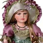 An 18" Ashton-Drake Galleries Jeanette French Porcelain Collectible Doll