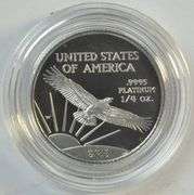Superb Ultra Cameo Proof 1997-W $25 Pure Platinum Eagle. Box/COA