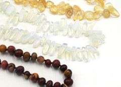 Group lot of 4 gemstone necklaces