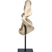 16 Inch Shark Jaws Jagged Teeth Statue on Display Stand