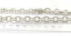 Set of 925 Sterling silver necklace and bracelet with heart shaped charm