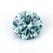 Dazzling 4.16 Ct Lab Simulated. Ice Blue VVs1  Diamond Solitaire