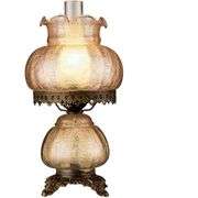 Rose Court Victorian-Style Hurricane Table Lamp