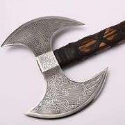 Odin's Twin-Blade Berserker Viking Axe