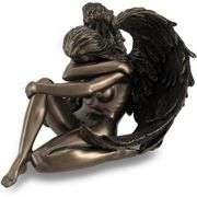 Resting Angel Bronzed Statue