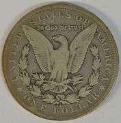 Rare key date 1879-CC Morgan Silver Dollar. Nice circ