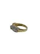 Stunning 1 CTW Diamond and 10K Gold Ring Size 6.75