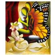 Gilded Crimson Passion by Mark Kostabi