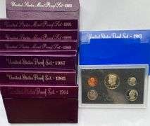 10 1983 1993 US Proof Sets