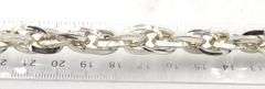 Italian 925 sterling silver fancy link bracelet