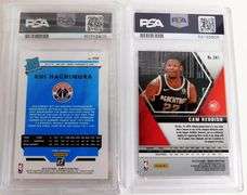 2 Panini 2019 Basketball Cards, Graded