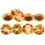 Ravishing 10.71ct top golden eye clean Citrine set