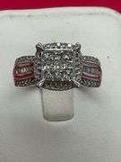 CERTIFIED BRAND NEW 14K WHITE GOLD DIAMOND RING. 1.00 CARAT