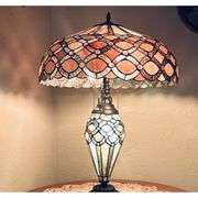 Tiffany-Style Handcrafted Art Glass Table Lamp