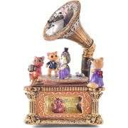 Cat Phonograph Music Box 64 Songs