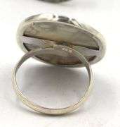 Group lot of 5 Vintage 925 sterling silver rings