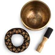 Tibetan Singing Bowl with Mallet and Cushion