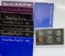 8 1971-1983 US Proof Sets