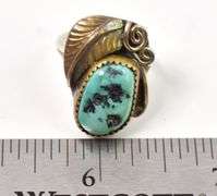 Turquoise Gemstone Ring in Sterling Silver