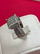 CERTIFIED BRAND NEW 14K WHITE GOLD DIAMOND RING. 1.00 CARAT