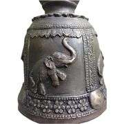 Temple Bell with Dragon, Elephant, and Naga