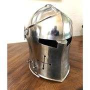 Steel Crusader Knights Helmet