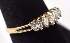 Amazing 14K Yellow Gold Diamond Ring