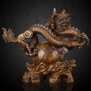 Large Chinese Feng Shui Dragon Statue