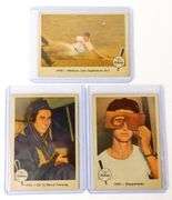 3 Ted Williams Fleer Baseball Cards