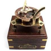 Marine London 2.5" Brass Sundial Compass