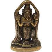 Antique Brass Statue Lord of Wealth and Wellness