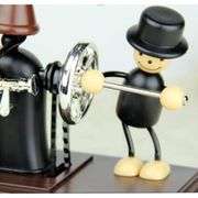Hand-Cranked Sewing Machine Music Box