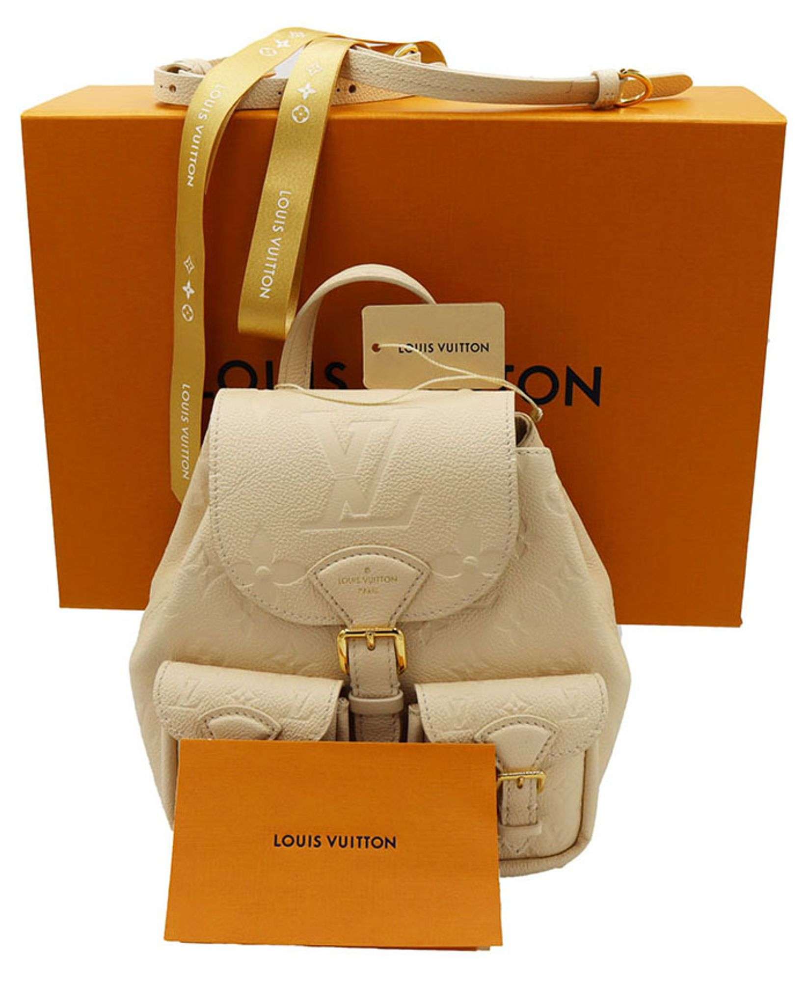 cream louis vuitton backpack - Nano No - Women - Backpacks - M25819 - Handbags - Crme - Leather compact wallet and lipstick Louis Vuitton Empreinte Monogram Giant