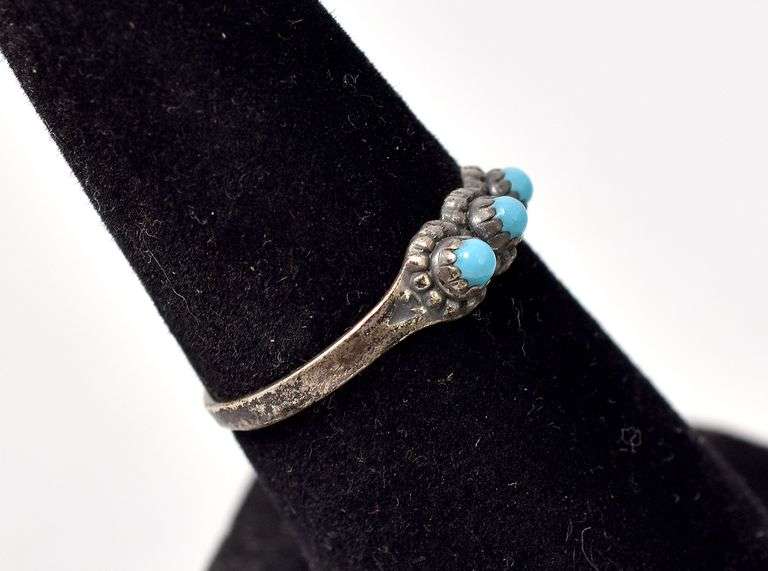 Turquoise Gemstone Ring in Sterling Silver