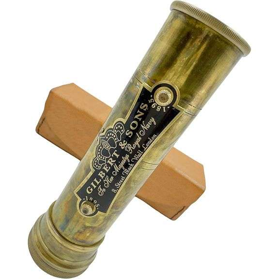 Victorian-Style Vintage Brass Kaleidoscope