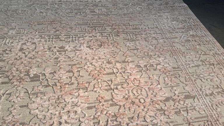 Magnificent Carved Design Area Rug 8x11