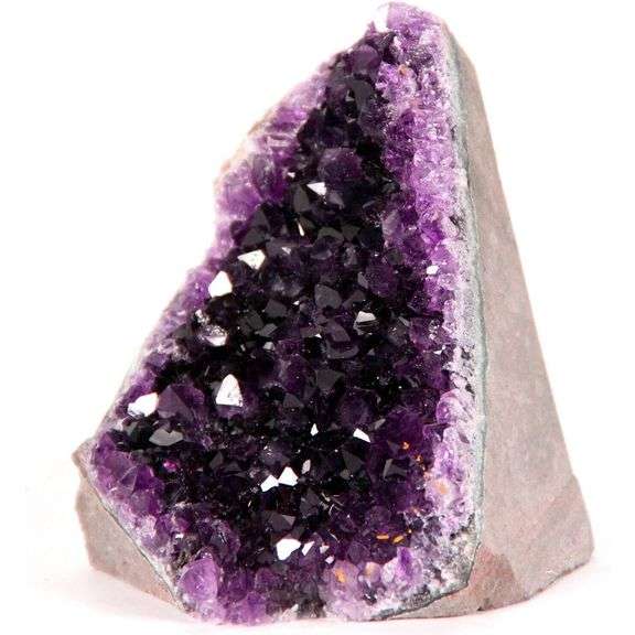 Deep Purple Amethyst Cluster Natural Geode