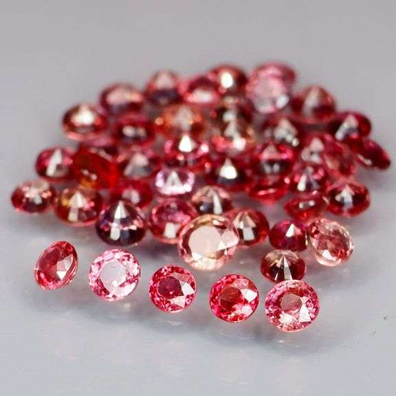 Untreated!!! 3.80ct fancy rose colored Songean Sapphire set!
