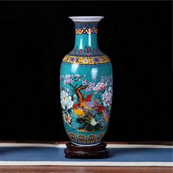 Handmade Jingdezhen Large Ceramic Floor Vase