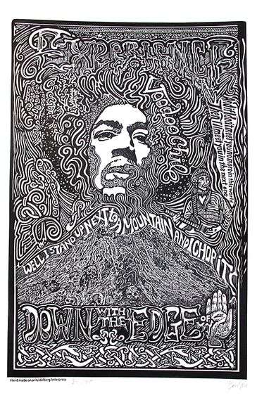 Ben G. Hand Signed, Jimi Hendrix