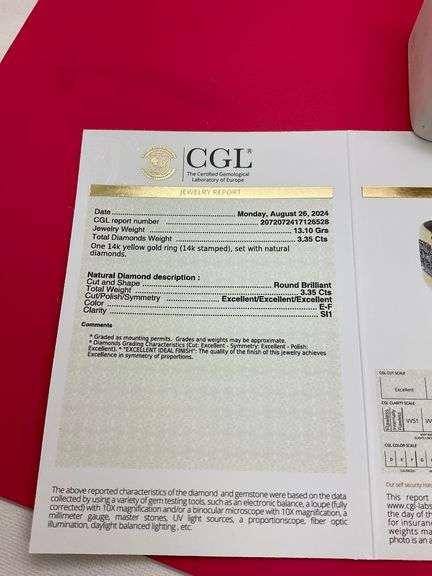 CERTIFIED BRAND NEW MEN'S 14K GOLD DIAMOND RING