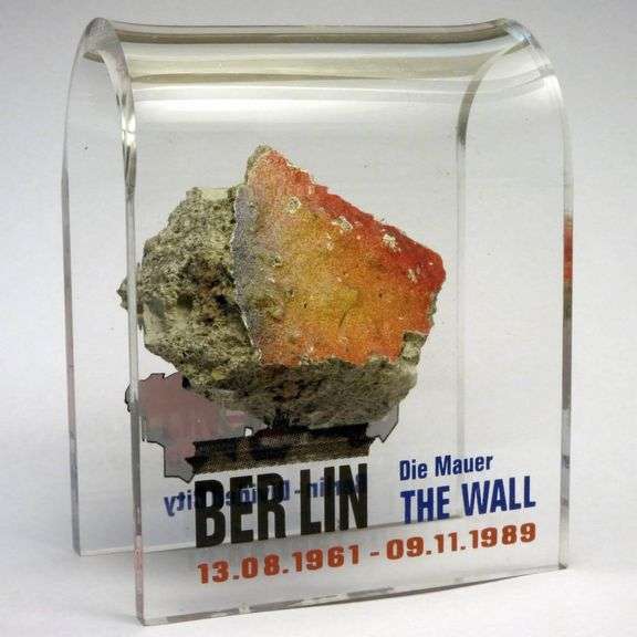 Original Fragment Berlin Wall Piece Encased