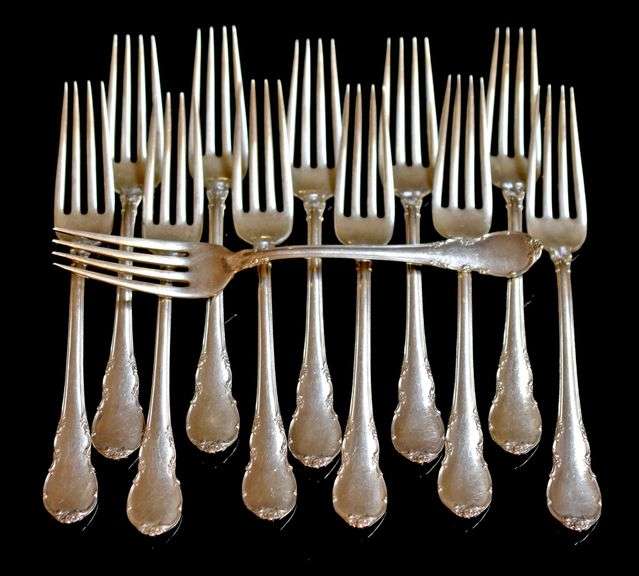 Estate Service for 12 Lunt French Provincial Sterling Set