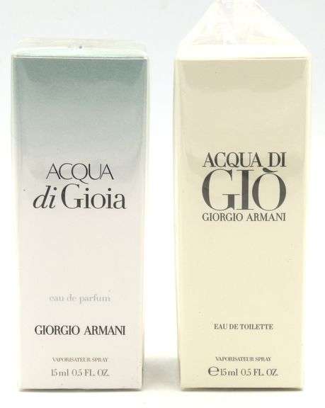Lot of 2 Giorgio Armani Parfum