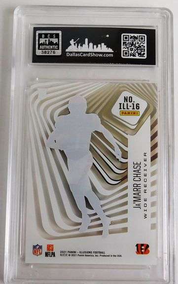 Ja'Marr Chase Graded 2021 Panini Football Card