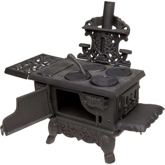 Cast Iron Mini Wood Cook Stove Set