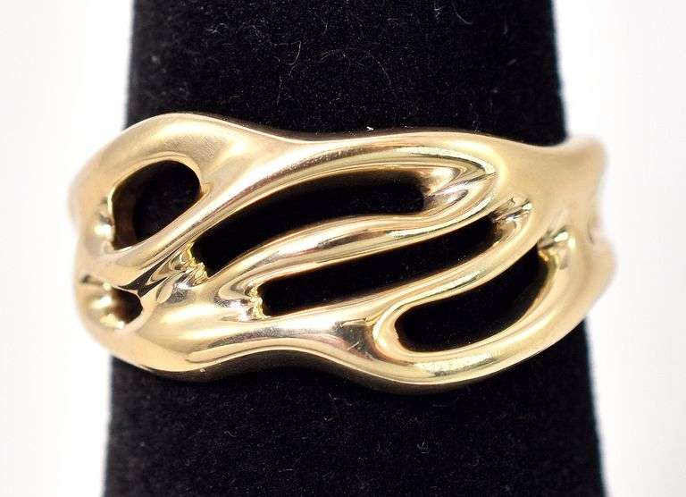 Creative 14K Yellow Gold Ring