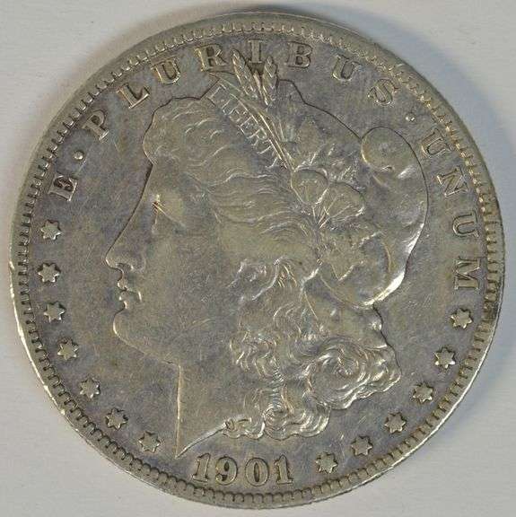 Sharp high end circ 1901-S Morgan Silver Dollar. Key date