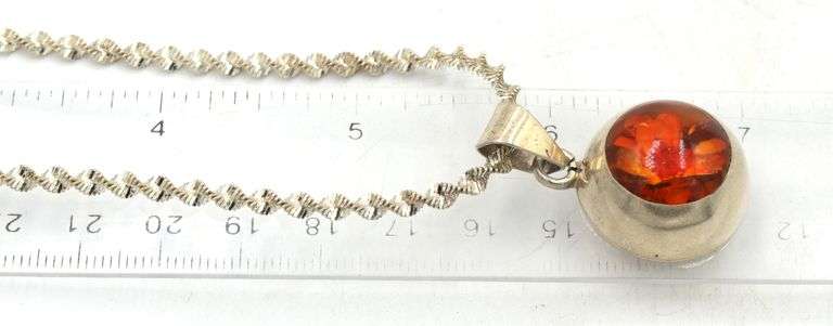 Group lot of 14 necklaces in Vintage 925 sterling silver