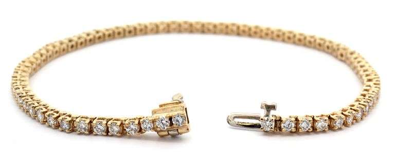 4.00ctw Round Diamond Tennis Bracelet in 14K